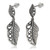 Sterling silver dangle earrings, 'Leafy Grace' - Leafy-Themed High-Polished Sterling Silver Dangle Earrings