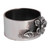 Multi-metal band ring, 'One Bloom' - Armenian Handmade Multi-Metal Band Ring with Floral Detail