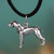 Sterling silver pendant necklace, 'Loyal Paws' - Inspirational Dog-Themed Sterling Silver Pendant Necklace