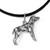 Sterling silver pendant necklace, 'Loyal Paws' - Inspirational Dog-Themed Sterling Silver Pendant Necklace