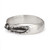 Sterling silver band ring, 'Blossoming Silver' - Floral Oxidized and Polished 925 Sterling Silver Band Ring