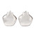 Sterling silver stud earrings, 'Bright Omen' - High-Polished Pomegranate Sterling Silver Stud Earrings