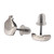 Sterling silver stud earrings, 'Bright Omen' - High-Polished Pomegranate Sterling Silver Stud Earrings