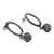 Sterling silver dangle earrings, 'Armenian Orbs' - Antique-Finished Silver Circle and Orb Dangle Earrings