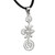 Collar colgante largo de plata de ley - Collar Colgante De Plata Con Temática De Petroglifo Armenio Antiguo