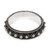 Sterling silver band ring, 'Myriad Suns' - Sun-Themed Oxidized and Polished Sterling Silver Band Ring