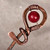 Carnelian and copper hairpin, 'My Fiery Beauty' - Antique-Finished Classic Carnelian and Copper Hairpin
