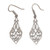 Sterling silver dangle earrings, 'Vine Princess' - High-Polished Vine-Themed Sterling Silver Dangle Earrings