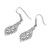 Sterling silver dangle earrings, 'Vine Princess' - High-Polished Vine-Themed Sterling Silver Dangle Earrings