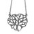 Sterling silver pendant necklace, 'Silhouette of Vitality' - Artisan-Made Sterling Silver Tree of Life Pendant Necklace