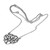 Sterling silver pendant necklace, 'Silhouette of Vitality' - Artisan-Made Sterling Silver Tree of Life Pendant Necklace