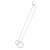 Sterling silver pendant necklace, 'Eclipse in Yerevan' - Polished Geometric Modern Sterling Silver Pendant Necklace