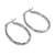 Sterling silver hoop earrings, 'Oval Eternity' - Artisan-Made High-Polished Sterling Silver Hoop Earrings