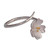 Sterling silver wrap ring, 'Divine Blossom' - Spring-Themed Sterling Silver Wrap Ring with Golden Dots