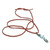 Brass pendant necklace, 'Adam in Teal' - Armenian Brass Pendant Necklace of Archeological Replica