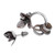 Sterling silver statement earrings, 'Blossoming Uniqueness' - Spring-Themed Oxidized and High-Polished Statement Earrings