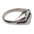 Sterling silver signet ring, 'Armenian Bravery' - Textured Modern Sterling Silver Signet Ring from Armenia