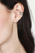 Sterling silver ear cuff, 'Novel Aura' - Avant-Garde Minimalist Polished 925 Sterling Silver Ear Cuff