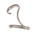 Sterling silver ear cuff, 'Double Fate' - Fair Trade Sterling Silver Ear Cuff in a High Polish Finish