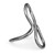 Sterling silver cocktail ring, 'Sinuous Eternity' - Abstract-Themed Wavy Polished Sterling Silver Cocktail Ring