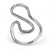Sterling silver cocktail ring, 'Sinuous Eternity' - Abstract-Themed Wavy Polished Sterling Silver Cocktail Ring