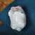 Ceramic brooch pin, 'Snow Kitty' - Lacquered White Cat-Shaped Brooch Pin Crafted in Armenia