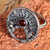 Anillo de cóctel de cornalina - Anillo clásico de cóctel de carnalario con temas de sol de Armenia