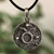 Sterling silver pendant necklace, 'Terrific Taurus' - Sterling Silver Taurus Pendant Necklace with Adjustable Cord