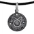 Sterling silver pendant necklace, 'Terrific Taurus' - Sterling Silver Taurus Pendant Necklace with Adjustable Cord