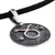 Sterling silver pendant necklace, 'Terrific Taurus' - Sterling Silver Taurus Pendant Necklace with Adjustable Cord