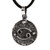 Collar colgante de plata de ley - Collar con colgante de cáncer de plata de ley con cordón ajustable