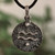 Sterling silver pendant necklace, 'Astonishing Aquarius' - Sterling Silver Aquarius Zodiac Sign Pendant Necklace