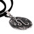 Sterling silver pendant necklace, 'Lively Leo' - Sterling Silver Leo Pendant Necklace with Adjustable Cord