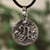 Sterling silver pendant necklace, 'Charming Capricorn' - Sterling Silver Capricorn Zodiac Sign Pendant Necklace