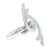 Sterling silver cocktail ring, 'Intertwined Shells' - Sterling Silver Cocktail Ring with Double Snail Design