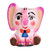 Ceramic mini flower pot, 'Herbaceous Elephant' - Handpainted Mini Ceramic Elephant Flower Pot from Guatemala