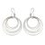 Sterling silver dangle earrings, 'Five Orbits' - Fair Trade Sterling Silver Dangle Earrings