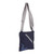 Cotton sling bag, 'Blue Whale' - Blue Whale-Themed Cotton Sling Bag with Adjustable Strap