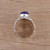Anillo de cóctel de lapislázuli - Anillo de cóctel de lapislázuli elaborado artesanalmente en la India
