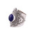 Anillo de cóctel de lapislázuli - Anillo de cóctel de lapislázuli elaborado artesanalmente en la India