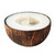 Vela de soja de cáscara de coco, (par) - Par de velas de soja con cáscara de coco de la India
