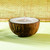 Vela de soja de cáscara de coco, (par) - Par de velas de soja con cáscara de coco de la India