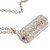 Lapis lazuli locket pendant necklace, 'Message of Magic' - Star-Themed Natural Lapis Lazuli Locket Pendant Necklace