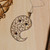 Collar colgante de granate de granate - Collar Colgante De Filigrana De Granate Natural En Forma De Paisley
