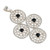 Agate filigree pendant necklace, 'Silk Road's Romance' - Agate Sterling Silver Filigree Heart & Star Pendant Necklace