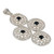 Agate filigree pendant necklace, 'Silk Road's Romance' - Agate Sterling Silver Filigree Heart & Star Pendant Necklace