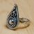 Sterling silver cocktail ring, 'Enchanted Drop' - Polished Classic Drop-Shaped Sterling Silver Cocktail Ring