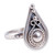 Sterling silver cocktail ring, 'Enchanted Drop' - Polished Classic Drop-Shaped Sterling Silver Cocktail Ring