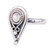 Sterling silver cocktail ring, 'Enchanted Drop' - Polished Classic Drop-Shaped Sterling Silver Cocktail Ring