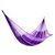 Hammock, 'Lilac Blossom' (double) - Lilac Striped Double Nylon Hammock from Mexico